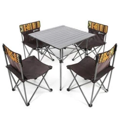 Hewolf 5pcs Set Camping Foldable Table And Chairs 19 Hewolf 5pcs Set Camping Foldable Table And Chairs -Roam Ready 1 103