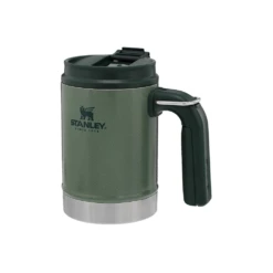 Stanley Classic Vacuum Steel Camp Mug 16oz Hammertone Green -Roam Ready 10 01693 009 5