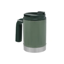 Stanley Classic Vacuum Steel Camp Mug 16oz Hammertone Green -Roam Ready 10 01693 009 6