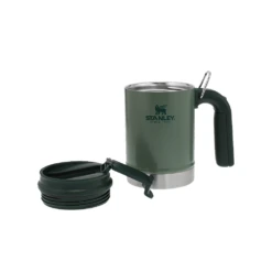 Stanley Classic Vacuum Steel Camp Mug 16oz Hammertone Green -Roam Ready 10 01693 009 7
