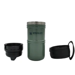 Stanley Legacy Neverleak Travel Mug 8.5oz - Hammertone Green -Roam Ready 10 09969 009 4