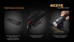 Fenix BC21R USB Rechargable Bicycle Light 880 Lumens 35 Fenix BC21R USB Rechargable Bicycle Light 880 Lumens -Roam Ready 12 BC21R 71061.1450900824