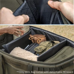KZM Field Multi Carry Bag 100L & 130L -Roam Ready 130L PEboard