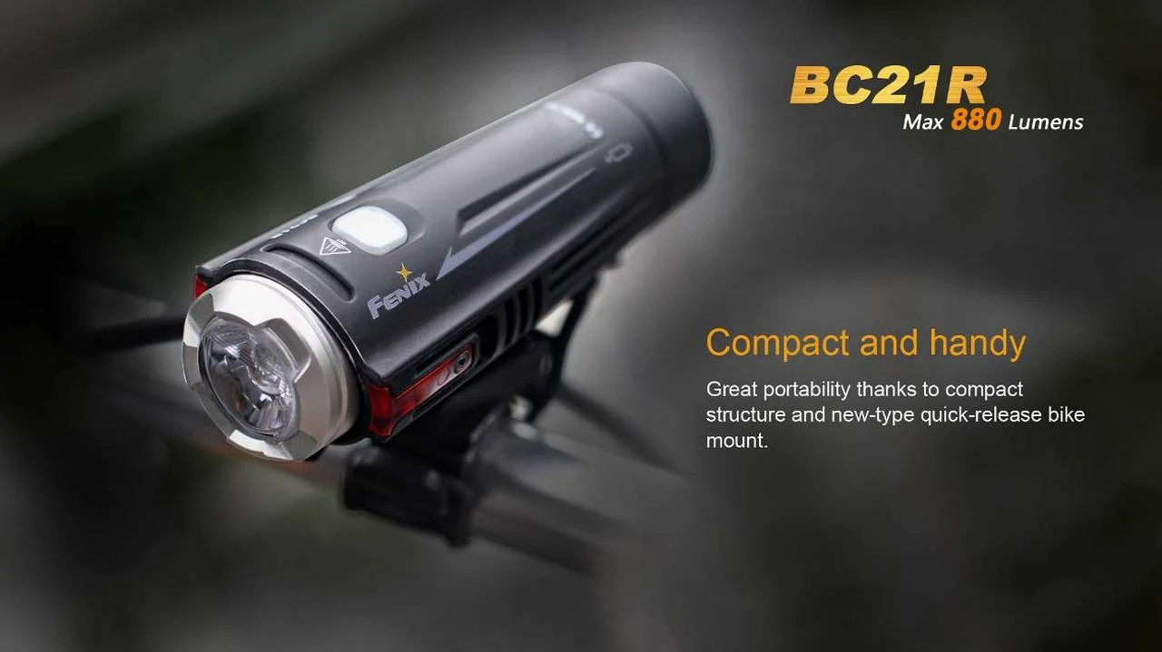 Fenix BC21R USB Rechargable Bicycle Light 880 Lumens 15 Fenix BC21R USB Rechargable Bicycle Light 880 Lumens - Image 13