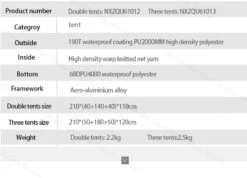 Mobi Garden Camping Tent 3P -Roam Ready 14 1
