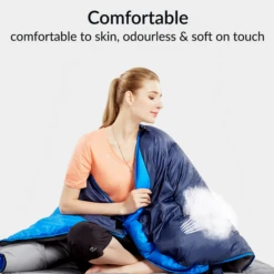 Hewolf Camping Sleeping Bag -Roam Ready 1607 blue 7 600x600 470e8359 b16a 494a 9145 cf78b230d556