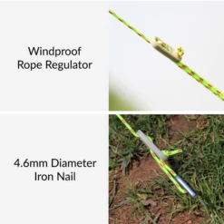 Hewolf 4-8P Outdoor Camping Tarp -Roam Ready 1682 10 600x600 d9fbf9ad 8ce4 48cb b839 0b014b2da9d5