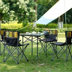 Hewolf 5pcs Set Camping Foldable Table And Chairs 17 Hewolf 5pcs Set Camping Foldable Table And Chairs -Roam Ready 1746 14 1