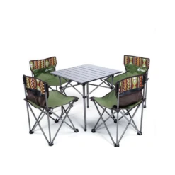 Hewolf 5pcs Set Camping Foldable Table And Chairs 18 Hewolf 5pcs Set Camping Foldable Table And Chairs -Roam Ready 1746 16