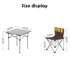 Hewolf 5pcs Set Camping Foldable Table And Chairs 21 Hewolf 5pcs Set Camping Foldable Table And Chairs -Roam Ready 1746 9 1