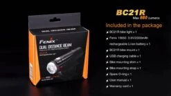 Fenix BC21R USB Rechargable Bicycle Light 880 Lumens 31 Fenix BC21R USB Rechargable Bicycle Light 880 Lumens -Roam Ready 17 BC21R 93185.1450900824