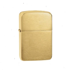 Zippo Replica Brushed Brass Refillable Windproof Lighter - 1941B -Roam Ready 1941b 5