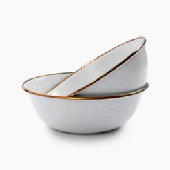 Barebones Enamel Bowl - Set Of 2 -Roam Ready 1 c57fbc48 9728 43a7 8c05 5f69ce800251