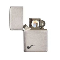 Zippo 200pl Pipe Brushed Chrome - Refillable Windproof Lighter 9 Zippo 200pl Pipe Brushed Chrome - Refillable Windproof Lighter -Roam Ready 200pl 2