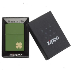 Zippo 228 Shamrock Refillable Windproof Lighter - 21032 -Roam Ready 21032 1