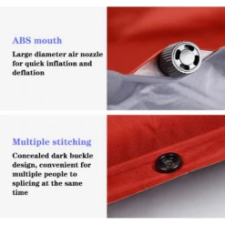 Hewolf Inflatable Mat Orange - Single/Double -Roam Ready 222