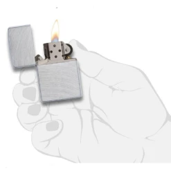 Zippo Regular Chrome Arch Refillable Windproof Lighter - 246487 -Roam Ready 24647 4