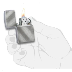 Zippo Diagonal Weave Refillable Windproof Lighter - 28182 -Roam Ready 28182 5
