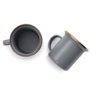 Barebones Enamel Espresso Cup - Set Of 2 4 Barebones Enamel Espresso Cup - Set Of 2 - Image 2