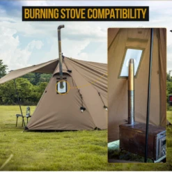 OneTigris Roc Shield Bushcraft Tent TC Version - Ranger Green -Roam Ready 3 7f28cd69 9a99 413b 9aad 221c45159f64