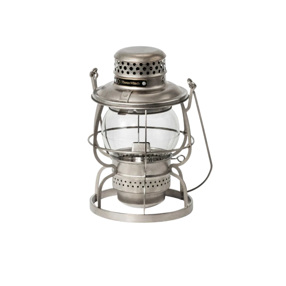Thous Winds Railroad Kerosene Lamp Vintage Silver 3 Thous Winds Railroad Kerosene Lamp Vintage Silver