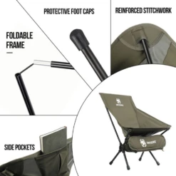 OneTigris Portable Camping Chair Large - Ranger Green -Roam Ready 3 a619cdbb 9b63 403a 9c24 7b43faff4c0c
