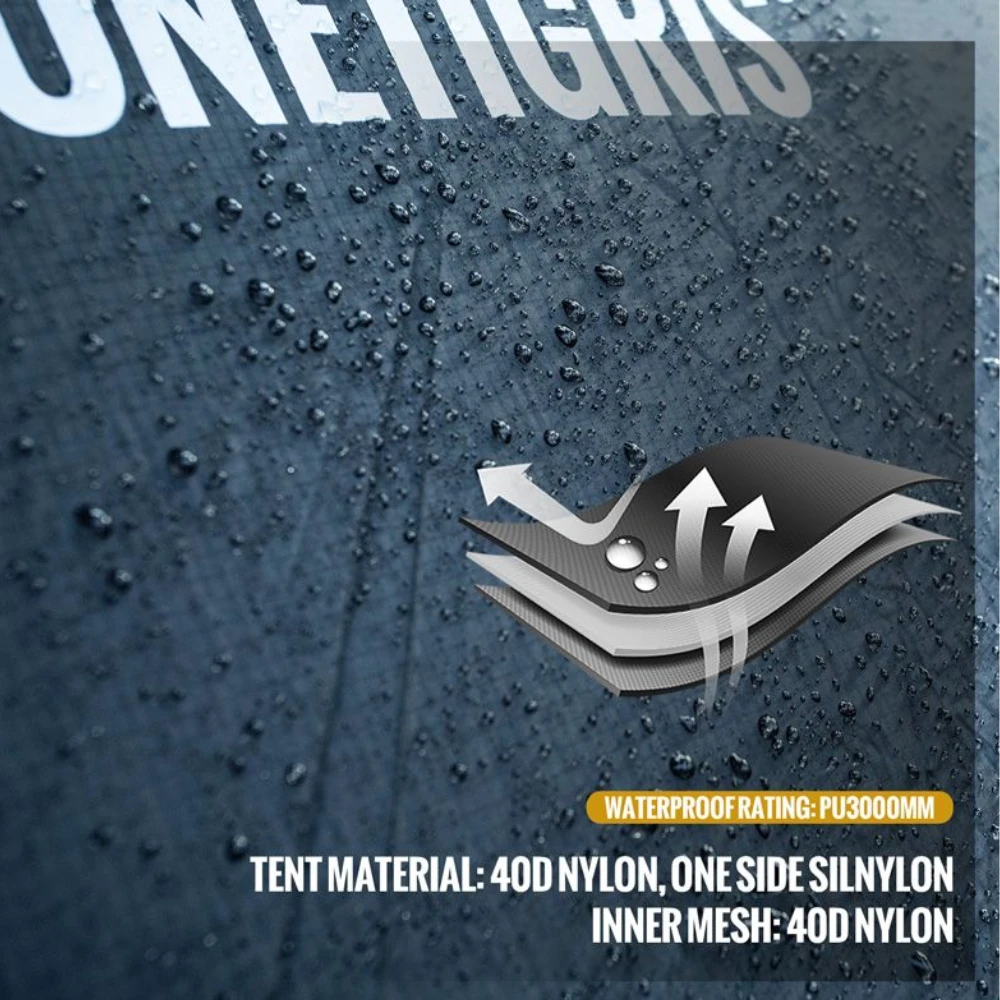 OneTigris Solo Homestead Camping Tent - Black 5 OneTigris Solo Homestead Camping Tent - Black - Image 3