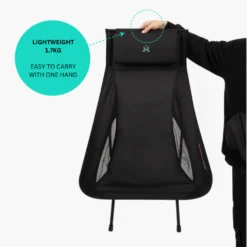 KZM Schwyz High Lightweight Chair Black -Roam Ready 3 f2f08a35 ab33 40e7 a52b fa4e6cb6c563