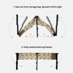 KZM Camp Cot Bed -Roam Ready 4 18f46cef 975a 4668 8b90 e2a0489e4b1b