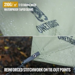 OneTigris FJORD T/C Camping Tarp 13 OneTigris FJORD T/C Camping Tarp -Roam Ready 4 301312cb 6274 428b 80dc cc20f8a8020e