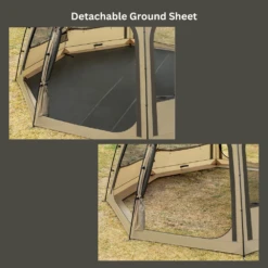 KZM Viva Dome Shelter Plus - Sand -Roam Ready 4 36fab1ce c217 43ce a135 563433a28bec