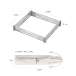 Thous Winds Kovea Cube Cassette Stove Stainless Steel Windscreen -Roam Ready 4 43940850 82f5 4fbe 9625 833e8e645f11