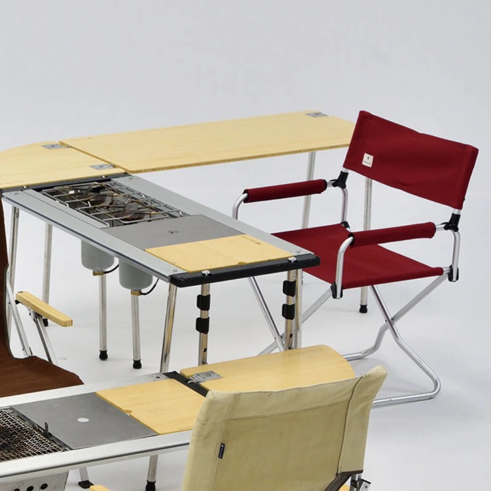 Snow Peak IGT Wood Table Short Bamboo Top 6 Snow Peak IGT Wood Table Short Bamboo Top - Image 4