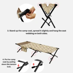 KZM Camp Cot Bed -Roam Ready 5 23cf2326 93c0 4ab9 94df f1adfa398db6