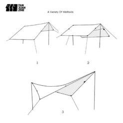 Adventurer Tanxianzhe Waterproof Awning Anti-tearing Sunshade Tarp Outdoor Camping Tan 20 Adventurer Tanxianzhe Waterproof Awning Anti-tearing Sunshade Tarp Outdoor Camping Tan -Roam Ready 5 49659ba7 f00d 4505 b060 303053a70f32