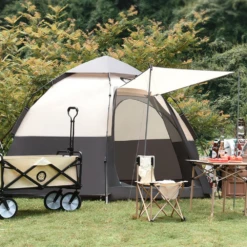 CSTUR Fast Pitch Camping Tent- Black Silver -Roam Ready 5 55e46fbb 81f7 4017 a706 9b8d68f8b58a