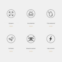 CSTUR Fast Pitch Camping Tent- Black Silver -Roam Ready 6 4406bec1 bc79 42a2 ac0b 2023b44d3117