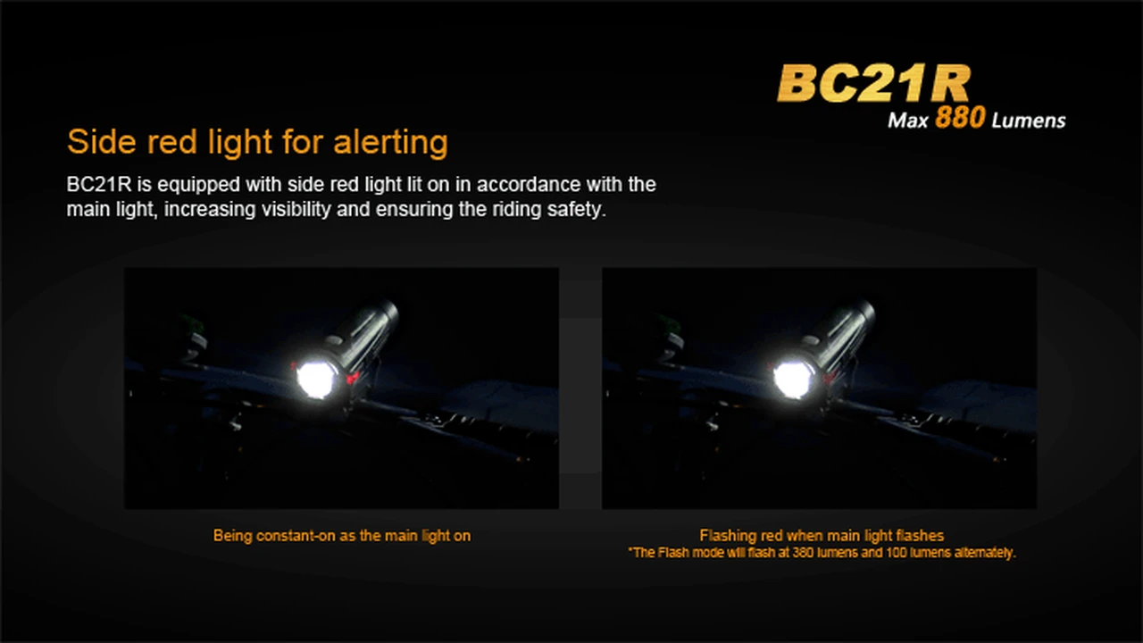 Fenix BC21R USB Rechargable Bicycle Light 880 Lumens 20 Fenix BC21R USB Rechargable Bicycle Light 880 Lumens - Image 18