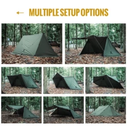 OneTigris Roc Shield Bushcraft Tent TC Version - Ranger Green -Roam Ready 6 bbc9eff9 98b9 4e08 94fa 75f399c81fa4