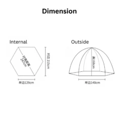 CSTUR Fast Pitch Camping Tent- Black Silver -Roam Ready 7 034b3749 0d53 4125 8953 35a0bb5b2a2e