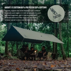 OneTigris FJORD T/C Camping Tarp 16 OneTigris FJORD T/C Camping Tarp -Roam Ready 7 c668fcad 089b 4c14 b9f4 65c6e1bb6bf8