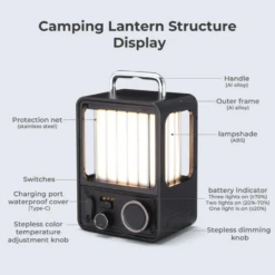 Flextail Villa Lantern Vintage LED Rechargeable Lantern -Roam Ready 8 d2e4df2c 57ce 4e8a b235 66a7027a7019