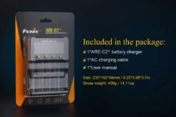 Fenix ARE-C2+ 4-Slot Charger (EURO) -Roam Ready ARE C1plus battery charger included 1