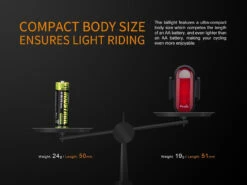 Fenix BCO5R Multifunctional Rechargable Bicycle Tail Light -Roam Ready BC05R 03 E 97134.1542211097