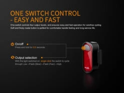 Fenix BCO5R Multifunctional Rechargable Bicycle Tail Light -Roam Ready BC05R 10 E 93270.1542211099