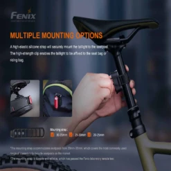 Fenix BC05R V2.0 Rechargeable Bike Tail Light -Roam Ready BC05RV2.0 11