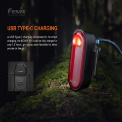 Fenix BC05R V2.0 Rechargeable Bike Tail Light -Roam Ready BC05RV2.0 12