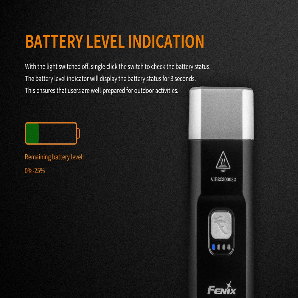 Fenix BC25R USB Rechargable Bicycle Light 8 Fenix BC25R USB Rechargable Bicycle Light - Image 6