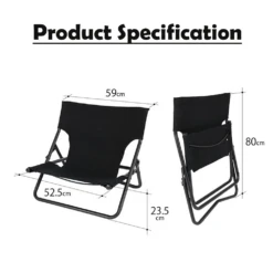 DoD Takibi Chair -Roam Ready C1 597 BK 2 a46ef927 bde7 4818 a93e ce7572cab010