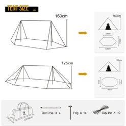 OneTigris Roc Shield Bushcraft Tent (New TC Version) -Roam Ready CE BHS04 TC A 08